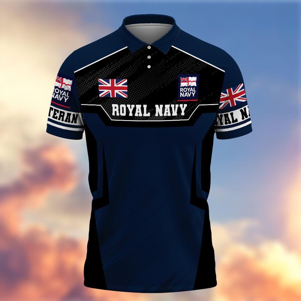 Premium British Veteran Polo Shirt 13032601, Gifts For British Veterans, Gifts For Independence Day, Veterans Day