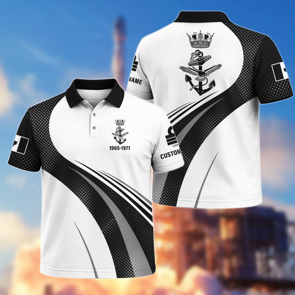 Premium Personalized Canadian Veteran Polo Shirt 030403, Gifts For Canadian Veterans, Gifts For Independence Day