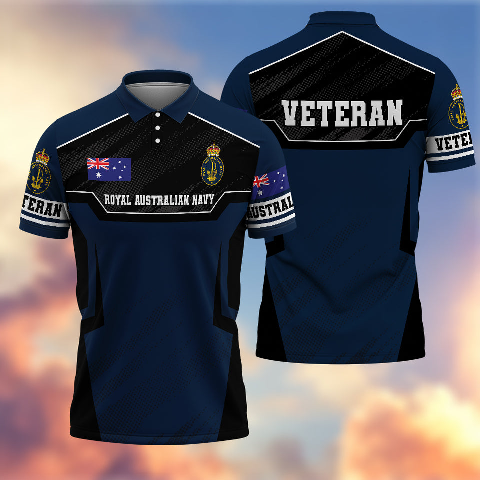 Premium Australian Veteran Polo Shirt 13032601, Gifts For Australian Veterans, Gifts For Independence Day, Veterans Day.