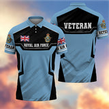 Premium British Veteran Polo Shirt 13032601, Gifts For British Veterans, Gifts For Independence Day, Veterans Day