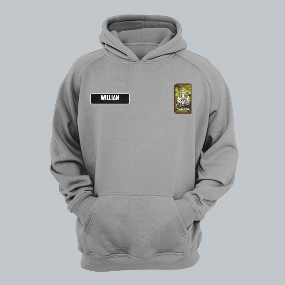 DH Personalized Canadian Soldier Tshirt 3D Printed LN1205
