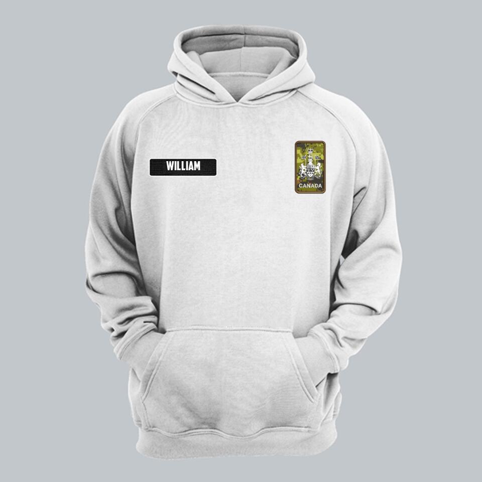 DH Personalized Canadian Soldier Tshirt 3D Printed LN1205