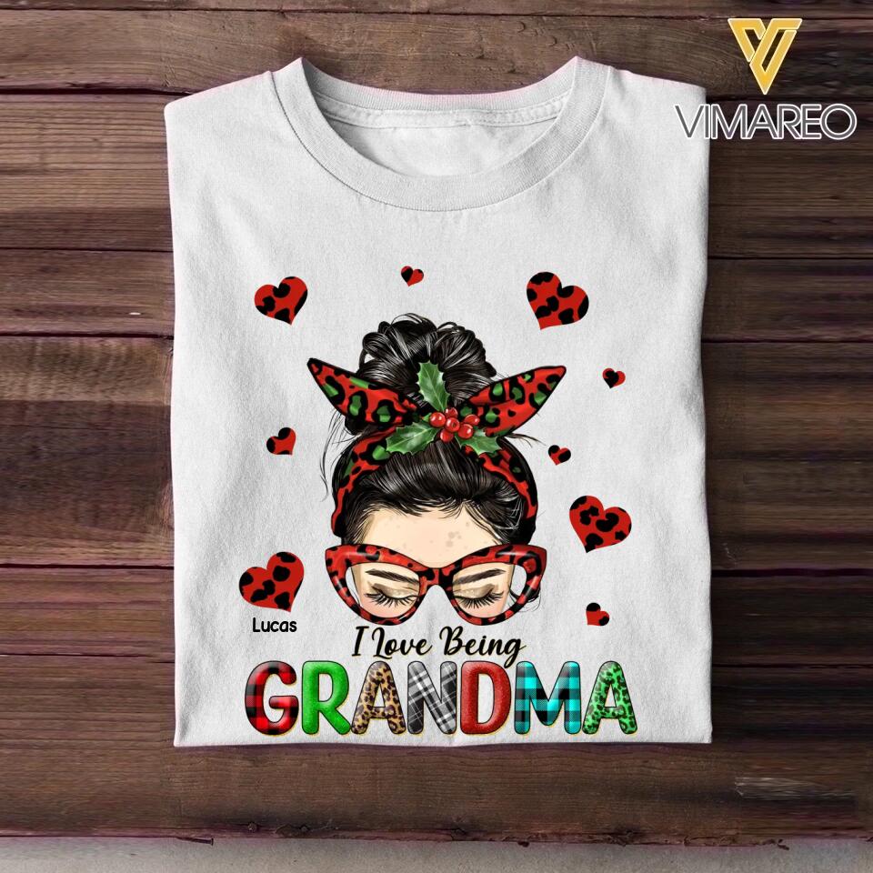 Personalized I Love Being Grandma Shirt Printed 22NOV-DT14