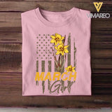 Personalized Birthday month flower March girl Sweatshirt, Tshirt Printed QTDT0102