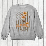 Personalized Birthday month flower April girl Sweatshirt, Tshirt Printed QTDT0102