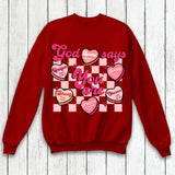 Personalized God Says You Are Sweat Shirt Printed QTVD3101