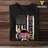 Personalized Bug Lady Hippie Girl Colorful Flag TShirt Printed QTTB1906