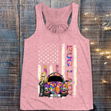 Personalized Bug Lady Hippie Girl Colorful Flag TShirt Printed QTTB1906