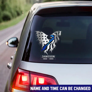 Personalized Police Logo Custom Name Decal Printed PTN2023134