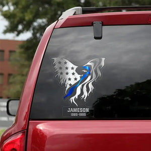 Personalized Police Logo Custom Name Decal Printed PTN2023134