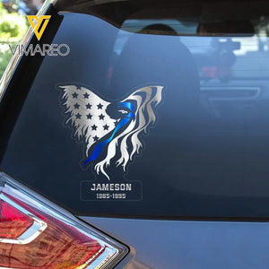 Personalized Police Logo Custom Name Decal Printed PTN2023134