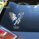 Personalized Police Logo Custom Name Decal Printed PTN2023134