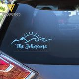 Personalized Camping Gift Decal Printed QTVQ23735