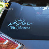 Personalized Camping Gift Decal Printed QTVQ23735