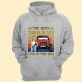 Personalized The Best Things In Life Mess Up Your Hair Hoodie Printed LDMHN23771