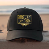Personalized Australian Defense Force Custom Name And Served Times Black Cap QTKH781