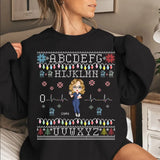 Personalized Nurse Name Xmas Gift Sweatshirt Printed HN23892