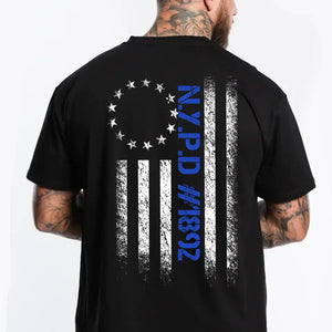 Personalized Police Department & ID T-shirt Printed KVH23909