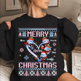 Personalized Dolphin Merry Christmas Sweatshirt Printed NMTVQ23927
