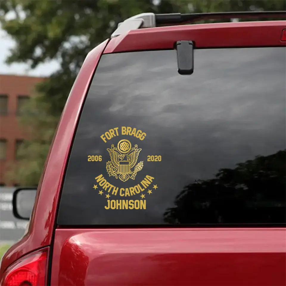 Personalized Military Branch Custom Name Decal Printed QTKH991