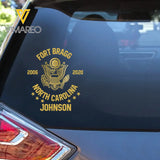 Personalized Military Branch Custom Name Decal Printed QTKH991