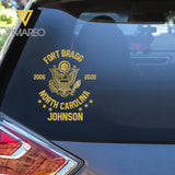 Personalized Military Branch Custom Name Decal Printed QTKH991