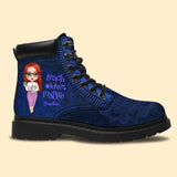 Personalized Teach Love Inspire Custom Name Gift For Teacher Leather Boots Printed KVH231065