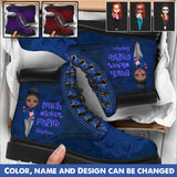Personalized Teach Love Inspire Custom Name Gift For Teacher Leather Boots Printed KVH231065