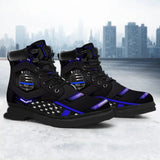 Personalized Police Department Custom Name Leather Boots Printed KVH231103