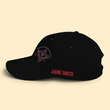 Personalized Baseball Player Custom Name 3D Cap QTLVA1129