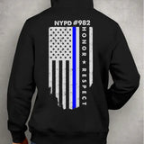 Personalized US Police Department & ID Hoodie 2D Printed LVA231213