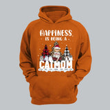 Personalized Happiness Is Being A Cat Mom Cat Lovers Gift Christmas Gift Hoodie 2D Printed LVA231221