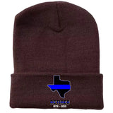 Personalized US State Flag Retired Police Custom Served Time Embroidered Beanie Printed KVH231232