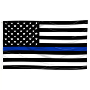 Personalized Retired US Police Garden Flag or House Flag Printed KVH20231254