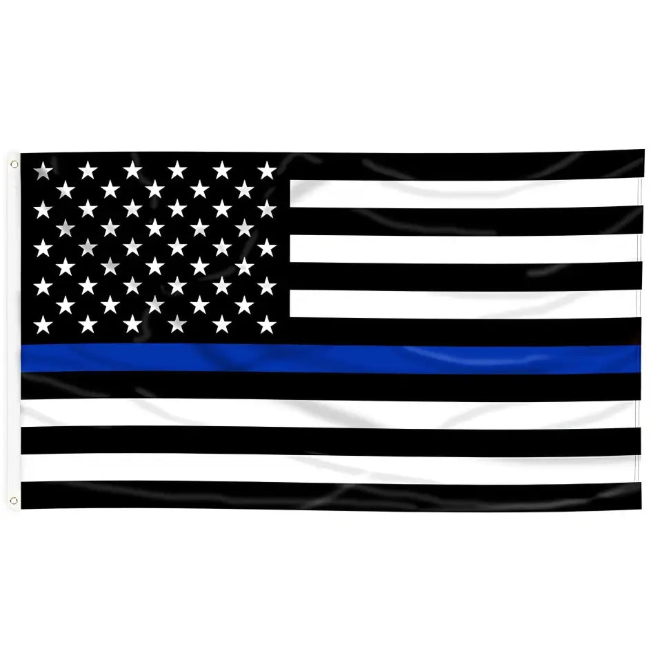 Personalized Retired US Police Garden Flag or House Flag Printed KVH20231254