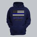 Personalized Retired US Police Custom Served Time Hoodie 2D Printed QTHN231249