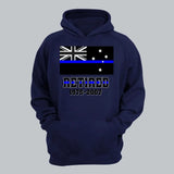 Personalized Retired Australian Police Custom Served Time Hoodie 2D Printed QTHN231249