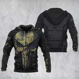 Personalized Australian Army Camo Armor Hoodie 3D Printed QTLVA1280