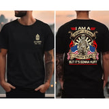 Personalized I Am A Grumpy Old Man I Can Fix Stupid But It's Gonna Hurt Custom US Rank & Served Time T-shirt Printed LVA231302