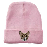 Personalized Upload Your Dog Photo Dog Embroidered Beanie Printed KVH231350
