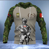 Personalized Canadian Army Camo Hoodie 3D Printed 231356AHKVH