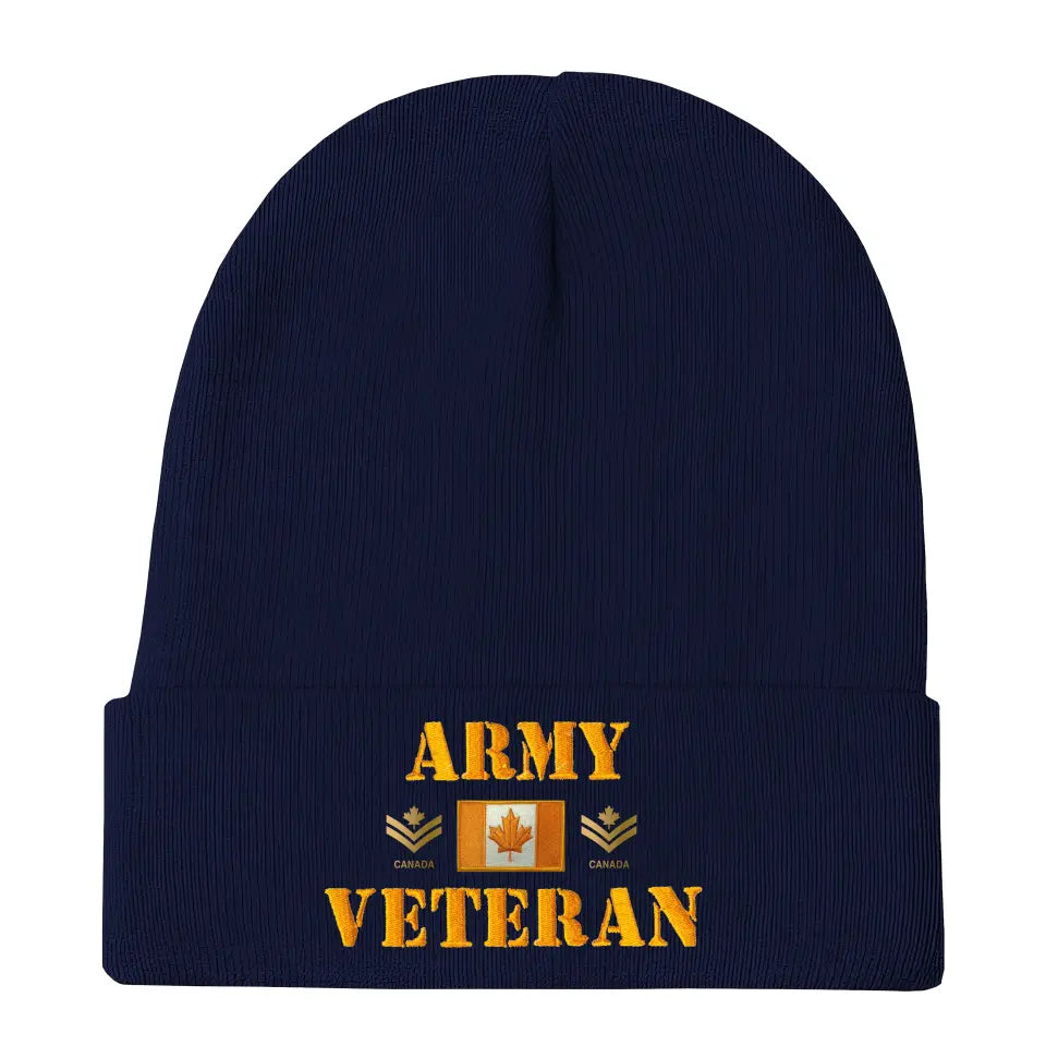 Personalized Canadian Armed Forces Embroidered Beanie Printed AHVQ231360