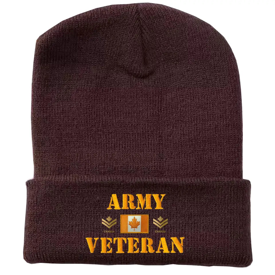 Personalized Canadian Armed Forces Embroidered Beanie Printed AHVQ231360