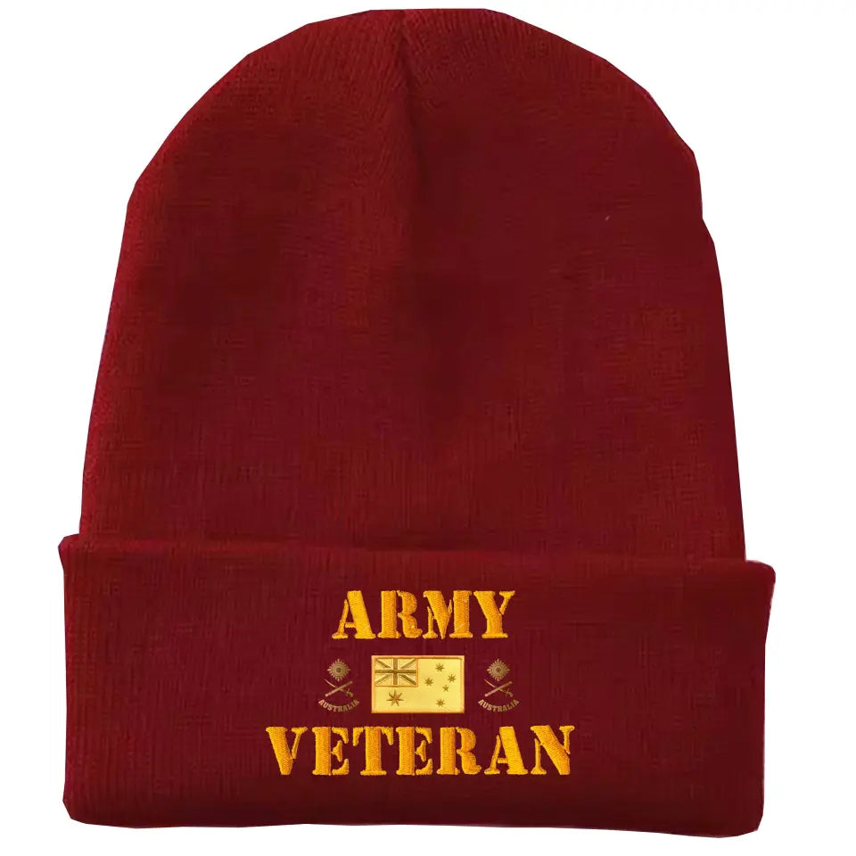 Personalized Australian Defence Force Embroidered Beanie Printed AHVQ231360