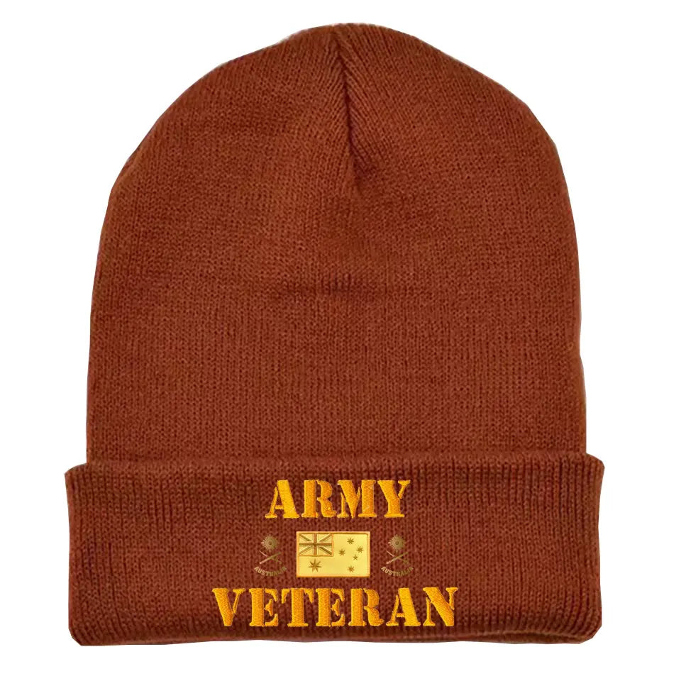 Personalized Australian Defence Force Embroidered Beanie Printed AHVQ231360