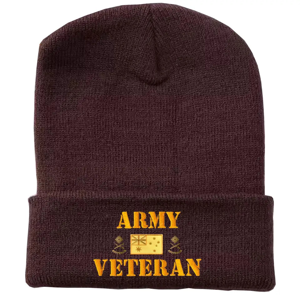 Personalized Australian Defence Force Embroidered Beanie Printed AHVQ231360