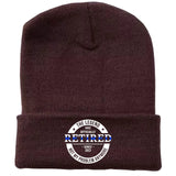 Personalized The Legend Has Retired Thin Blue Line Embroidered Beanie Printed AHVA231372