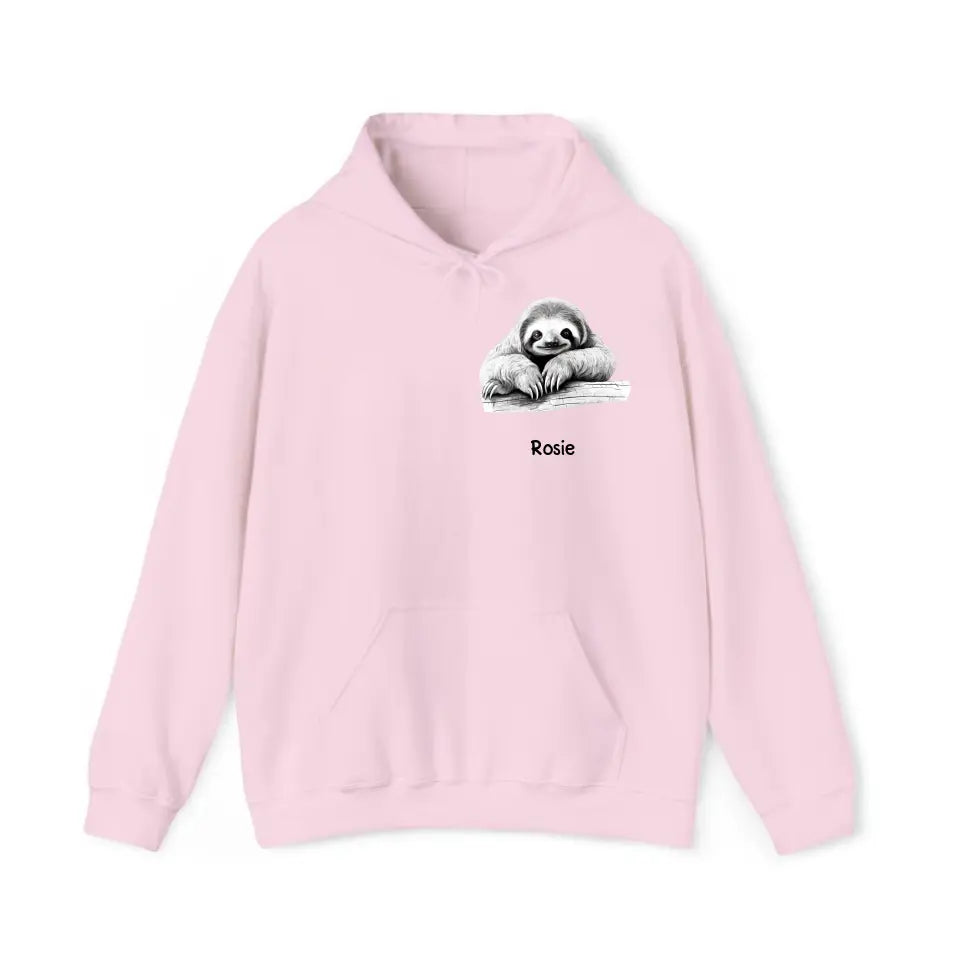Personalized Sloth Lovers Gift Custom Name Hoodie 2D Printed KVH231433