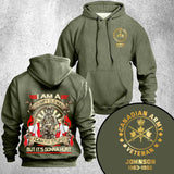 Personalized Canadian Armed Forces Hoodie 2D Printed 231444AHVQ