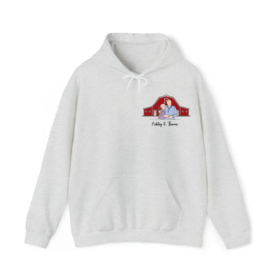 Personalized Upload Your Family Photo Minimalist Drawing Hoodie 2D Printed VQ231471